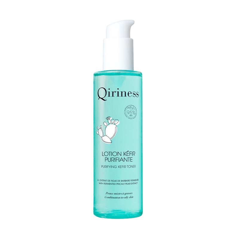 Мікровідлущувальний тонер для обличчя Qiriness Purifying Kefir Lotion для комбінованої та жирної шкіри, 200 мл